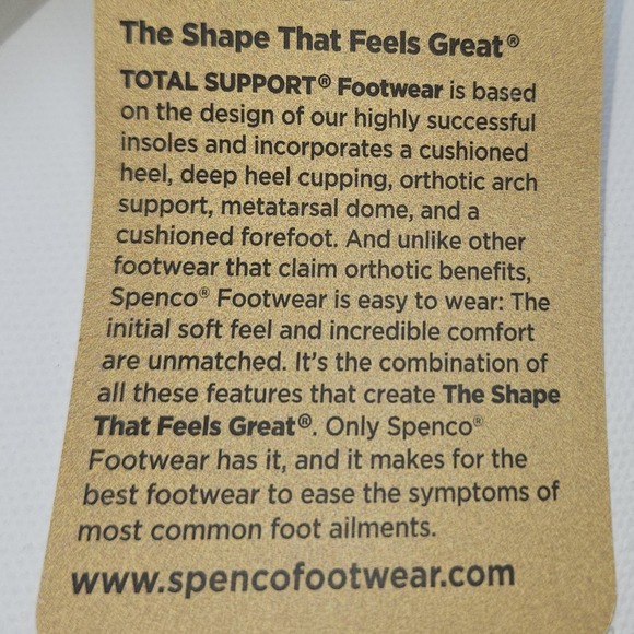 Spenco Slide Women 8.5 Canvas Comfort Shoe Slip On Mule Arch Support Cushioned - Picture 14 of 16